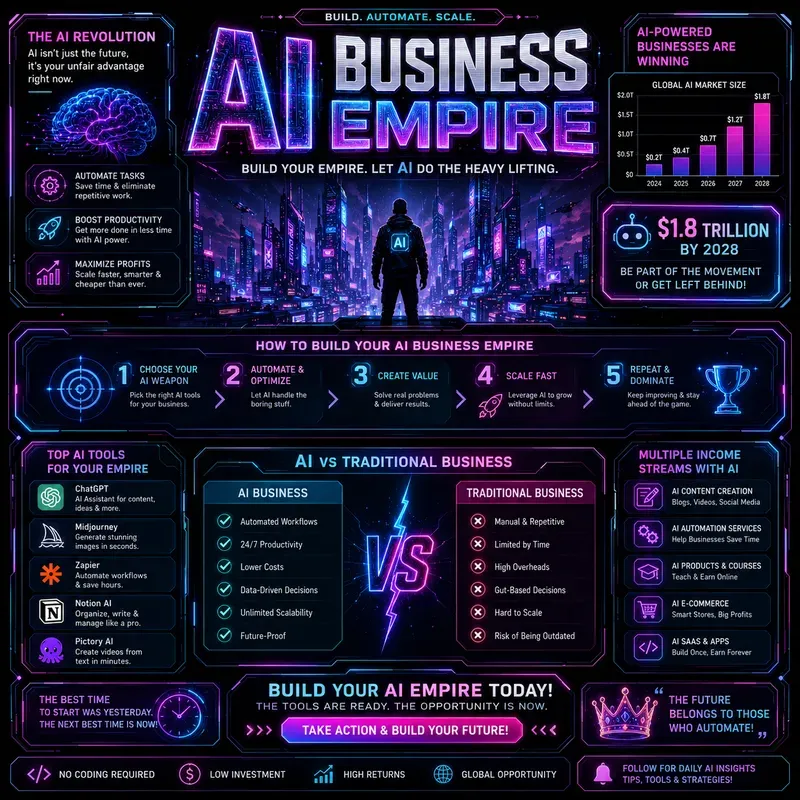 Neon Infographic Poster Creators