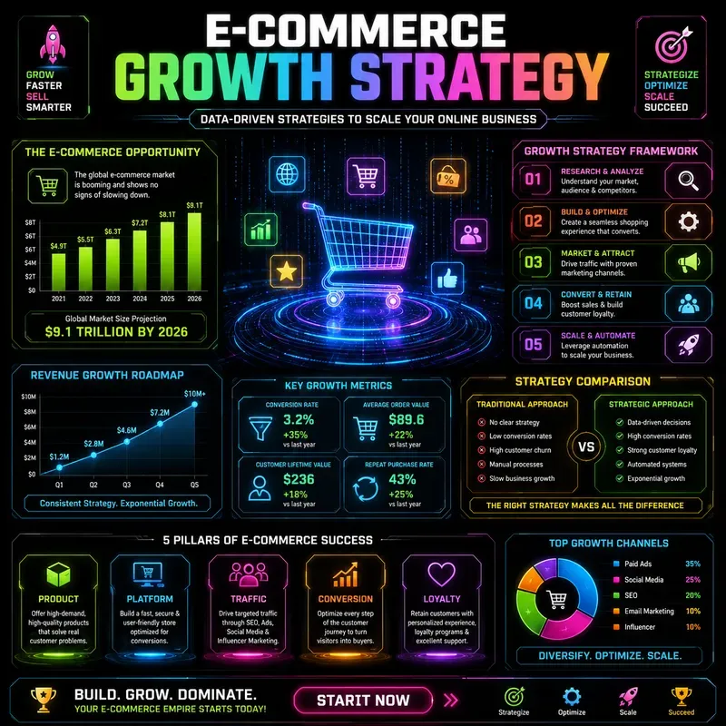 Neon Infographic Poster Creators