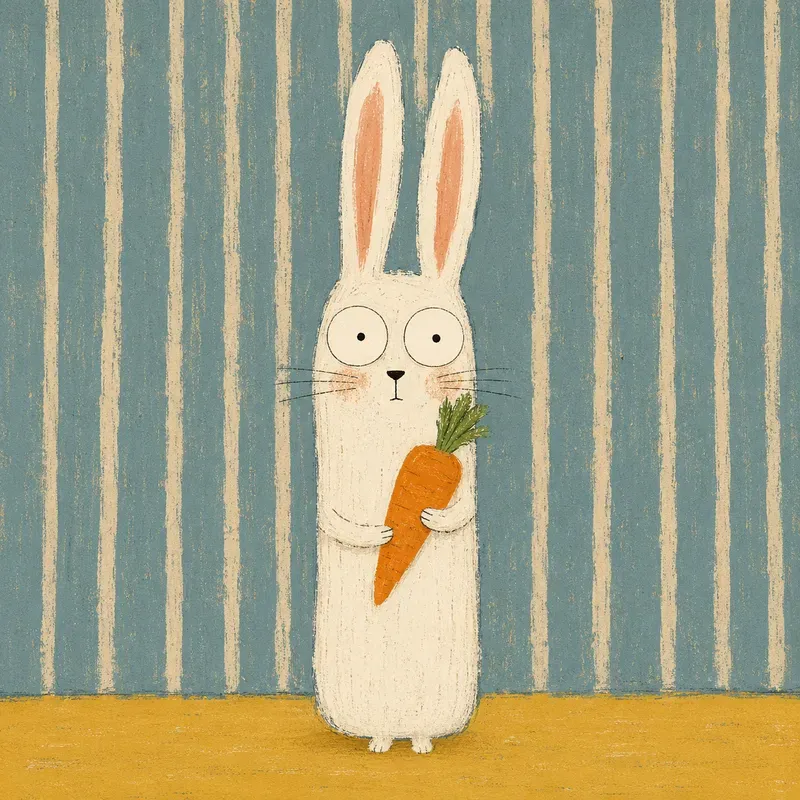 Quirky Animal Storybook Art