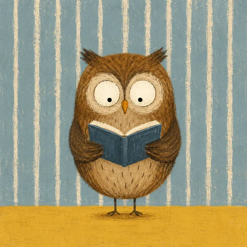 Quirky Animal Storybook Art