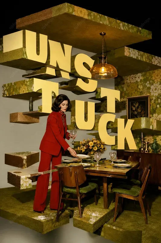 Psychedelic Room Typographies