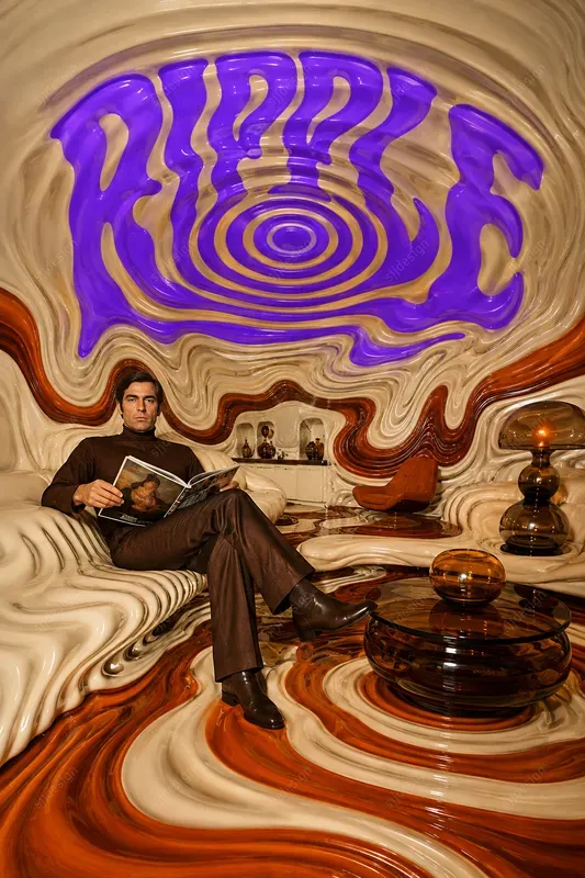 Psychedelic Room Typographies