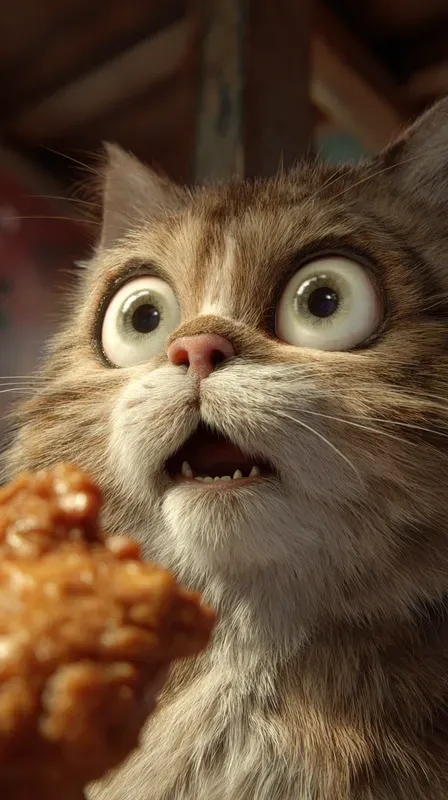 Realistic Animals Being Handed Food