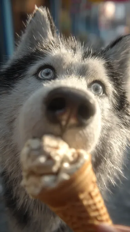 Realistic Animals Being Handed Food