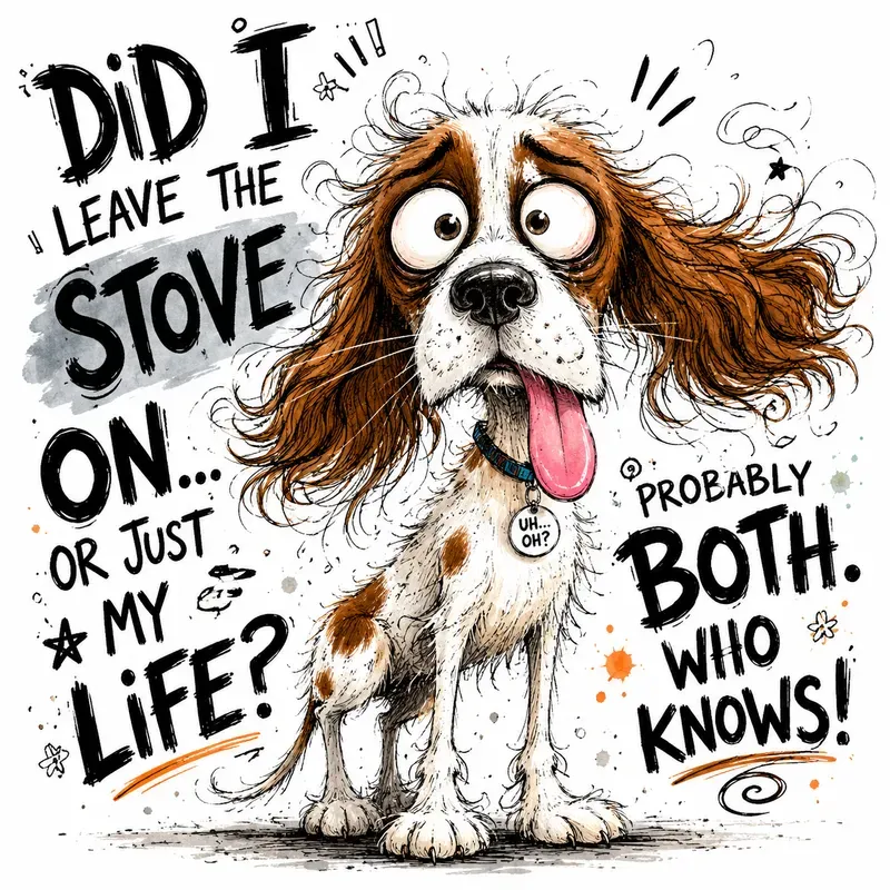 Funny Doodle Dog Characters