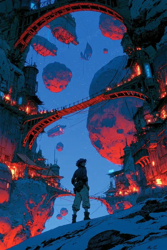 Neon Space Opera Realms