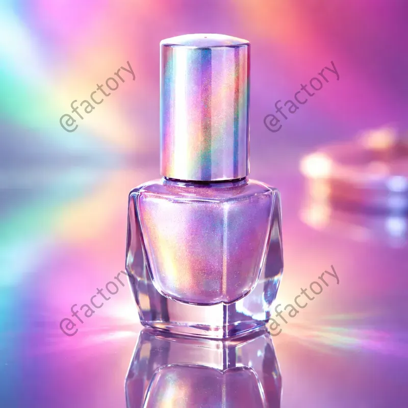 Premium Ruby Red Nail Polish Bottles