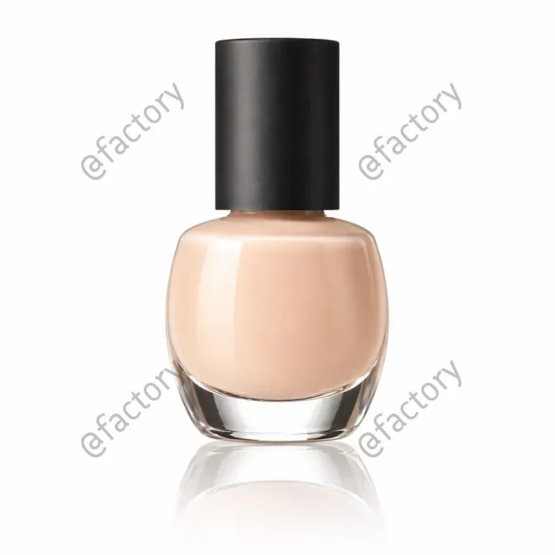 Premium Ruby Red Nail Polish Bottles