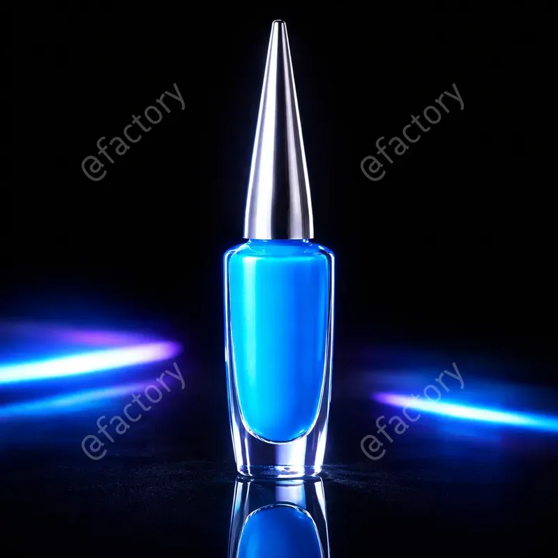 Premium Ruby Red Nail Polish Bottles