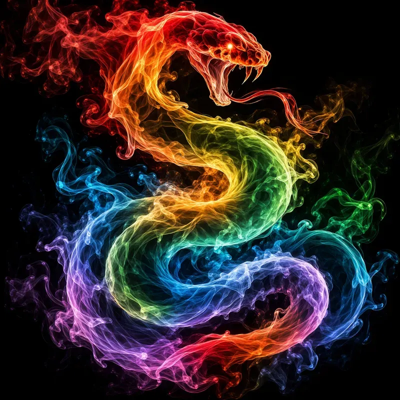 Color Smoke Art Sharp Focus Cinematic