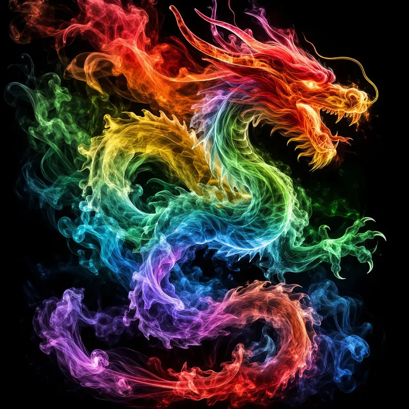 Color Smoke Art Sharp Focus Cinematic
