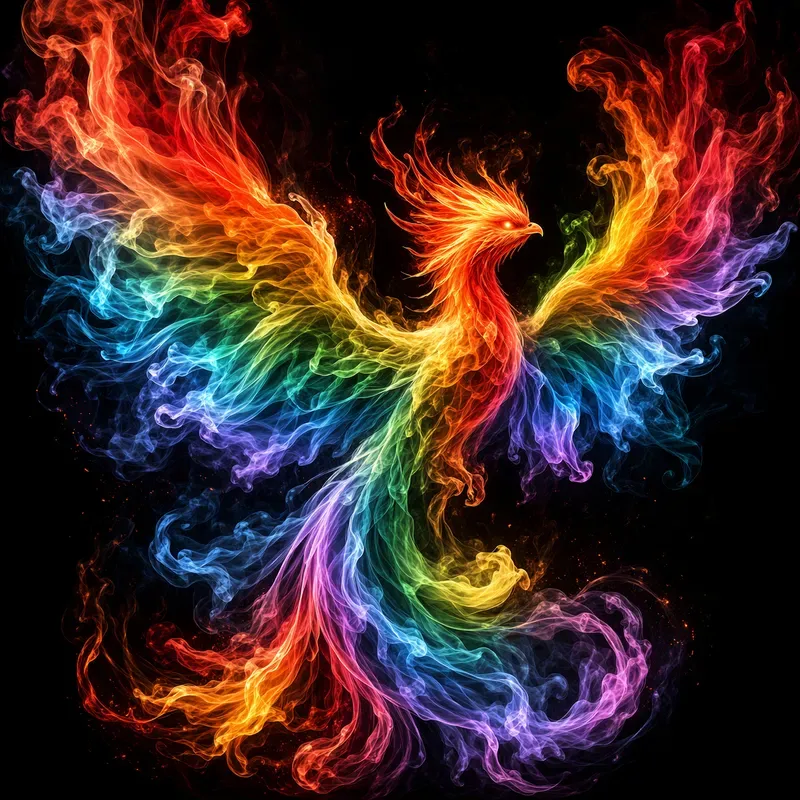 Color Smoke Art Sharp Focus Cinematic