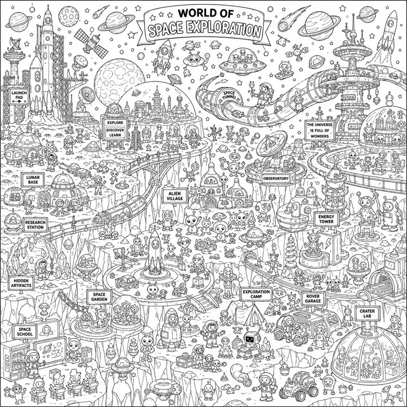 Hidden Story Worlds Doodle Packs