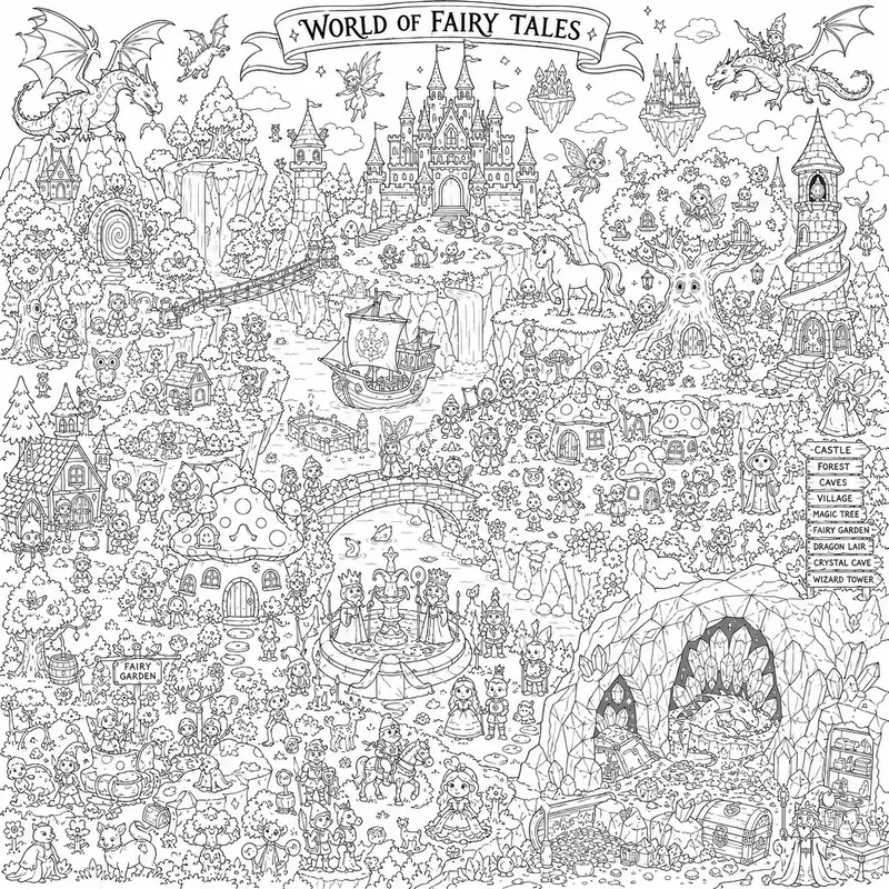 Hidden Story Worlds Doodle Packs