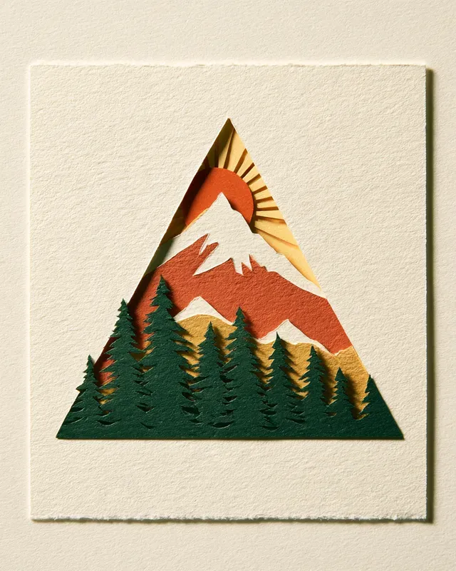 Paper Cut Shape Learning Cards