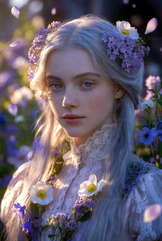 Ethereal Victorian Bloom Portraits