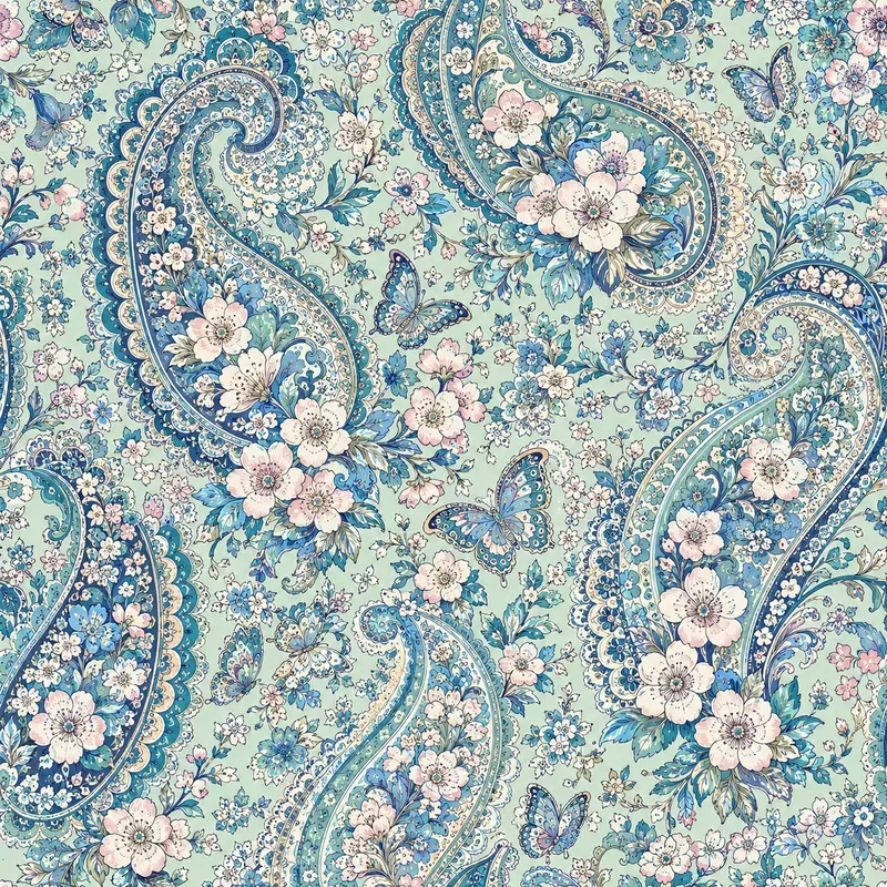 Vintage Floral Paisley Patterns