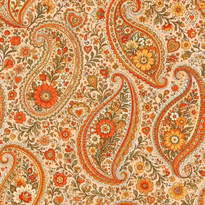 Vintage Floral Paisley Patterns