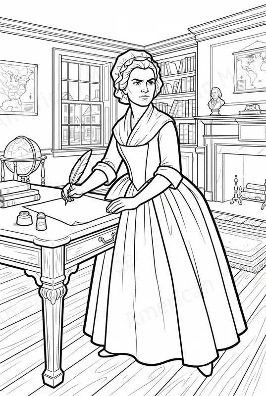 Epic 1776 Historical Coloring Pages