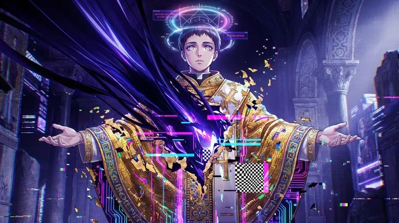 Cyber Byzantine Anime Glitches
