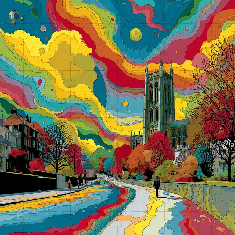 Ink Psychedelic Melt Pop Posters