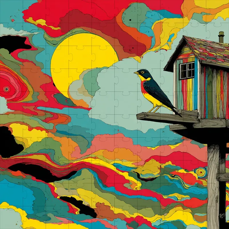 Ink Psychedelic Melt Pop Posters