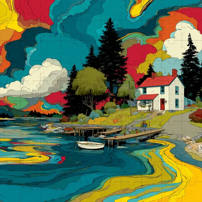 Ink Psychedelic Melt Pop Posters