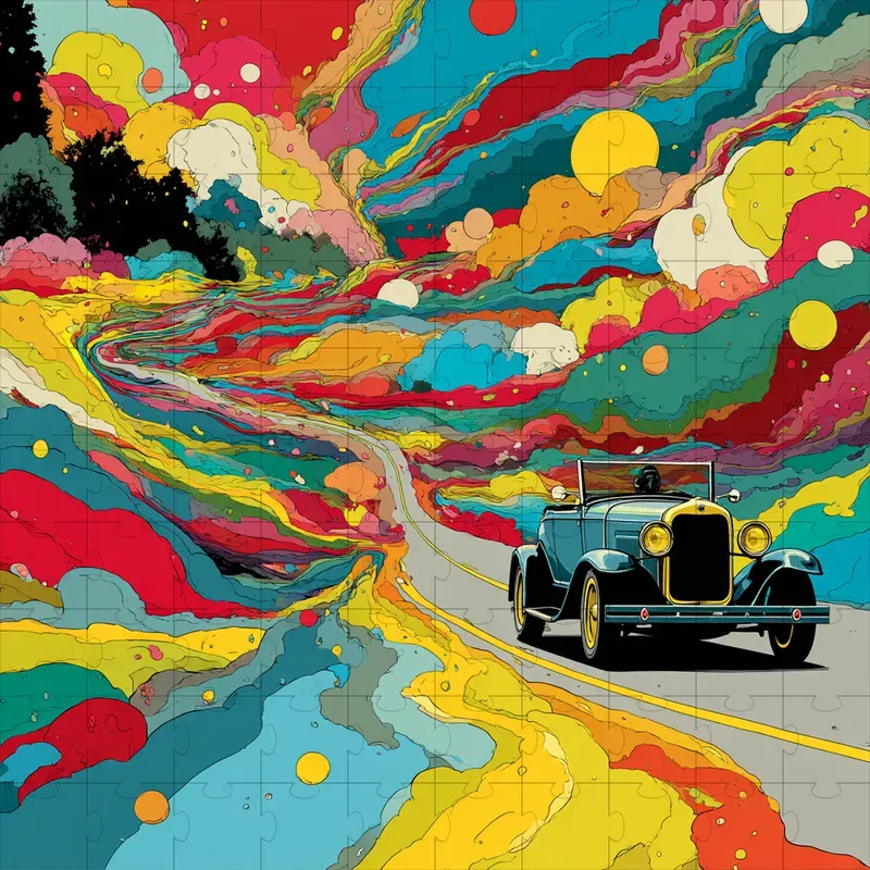 Ink Psychedelic Melt Pop Posters