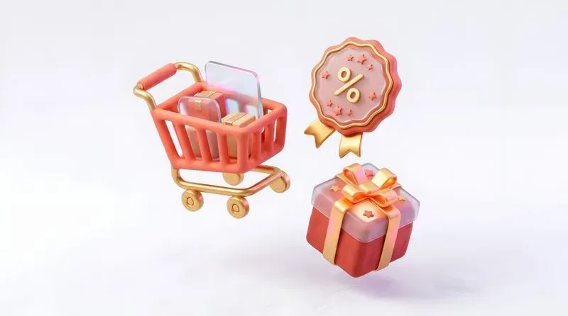 3D Isometric Glassmorphism UI Icons