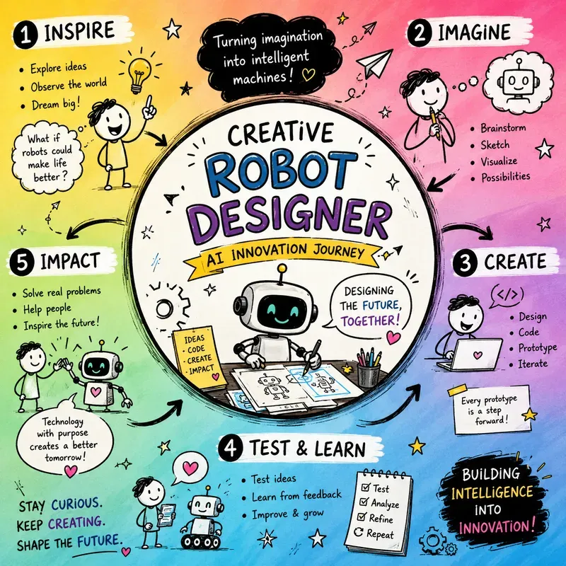Whimsical Career Sketchnote Posters