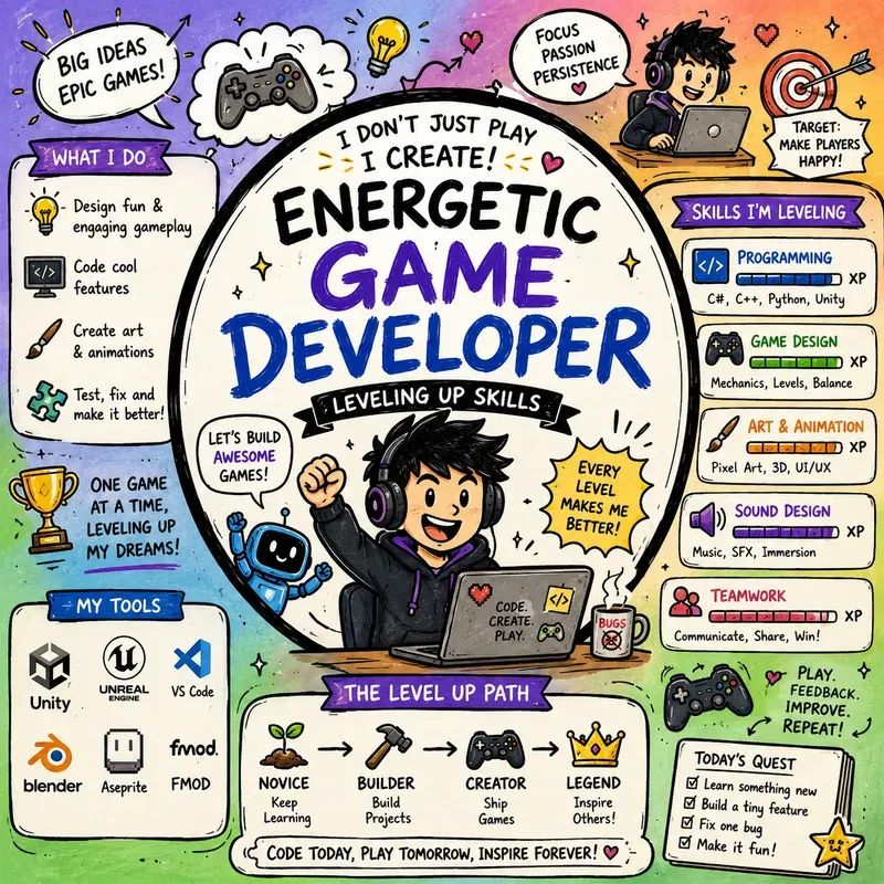 Whimsical Career Sketchnote Posters
