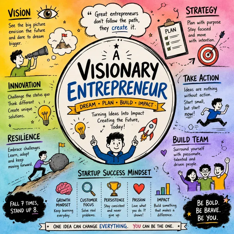 Whimsical Career Sketchnote Posters