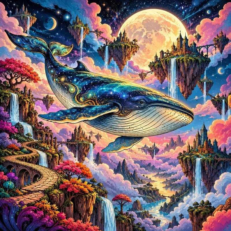 Psychedelic Surreal Dreamscape Art