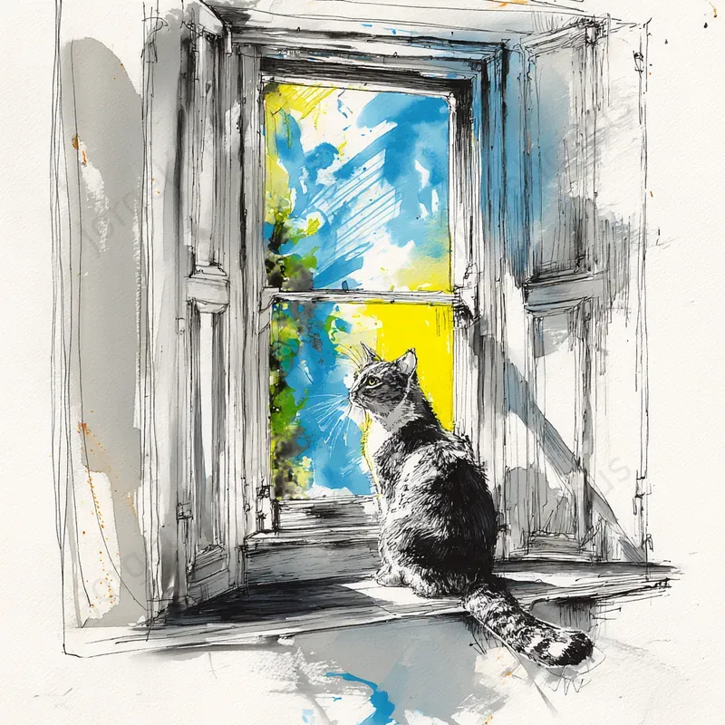 Loose Watercolor Sketches