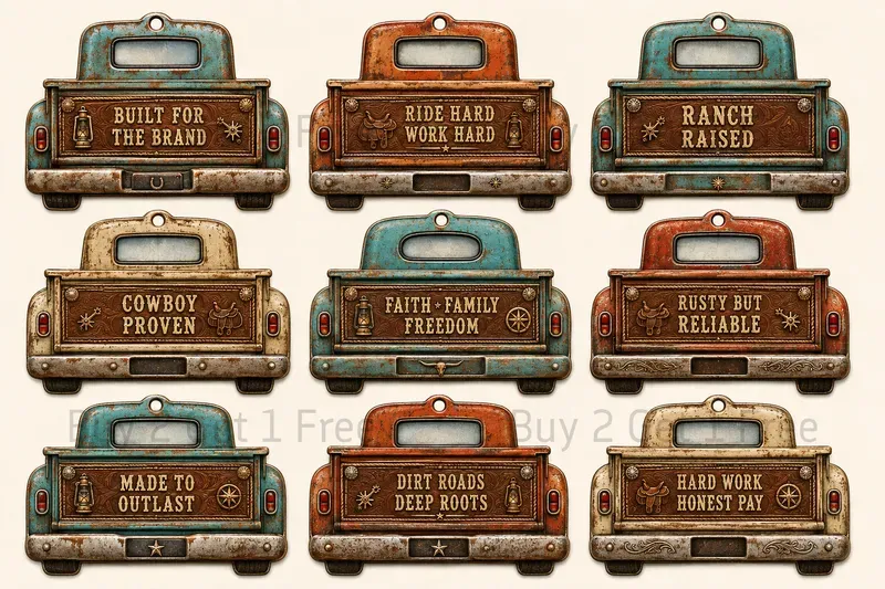 Vehicle Pickup Ephemera Tags