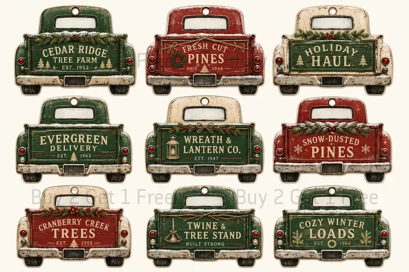Vehicle Pickup Ephemera Tags