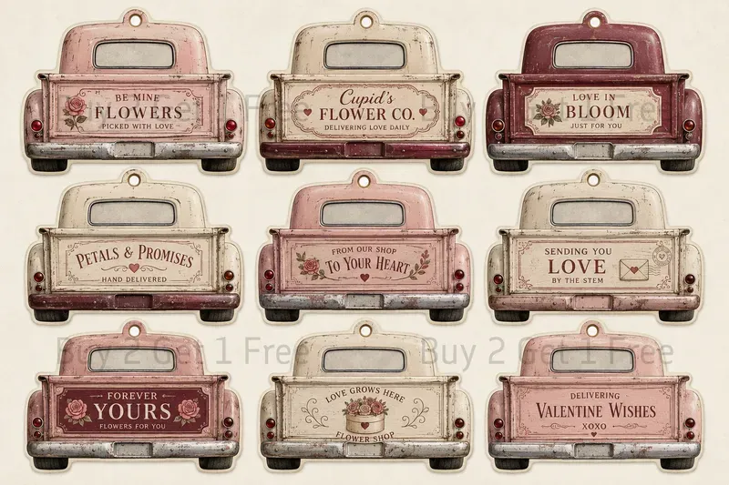 Vehicle Pickup Ephemera Tags