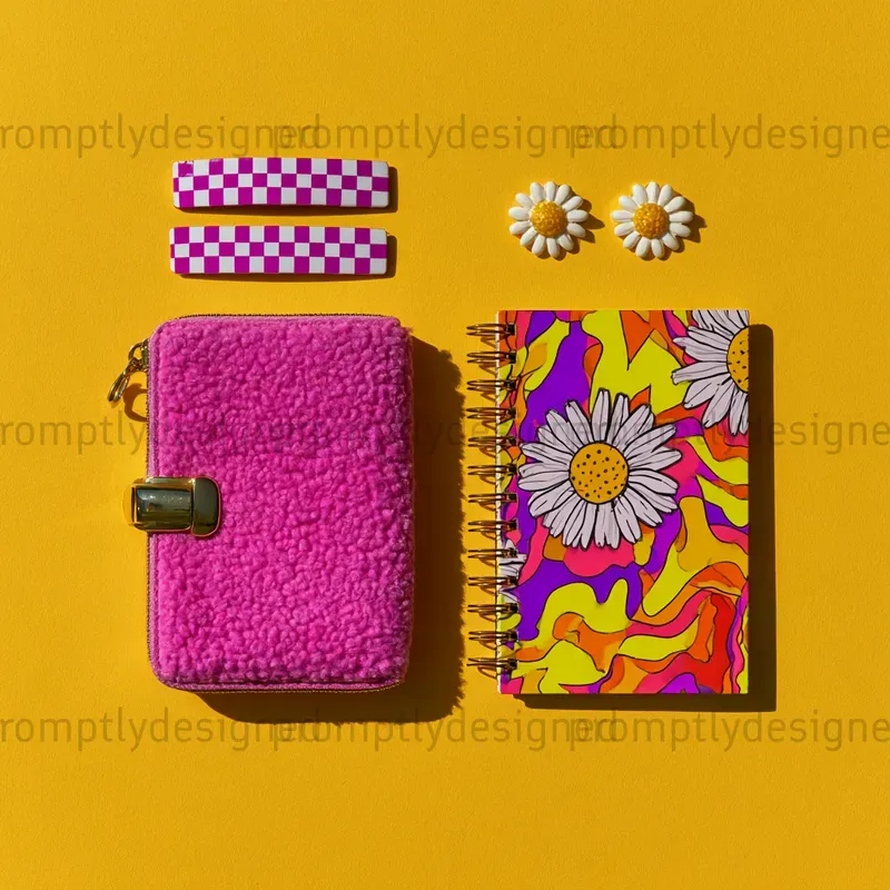Fun Vibrant Flat Lays
