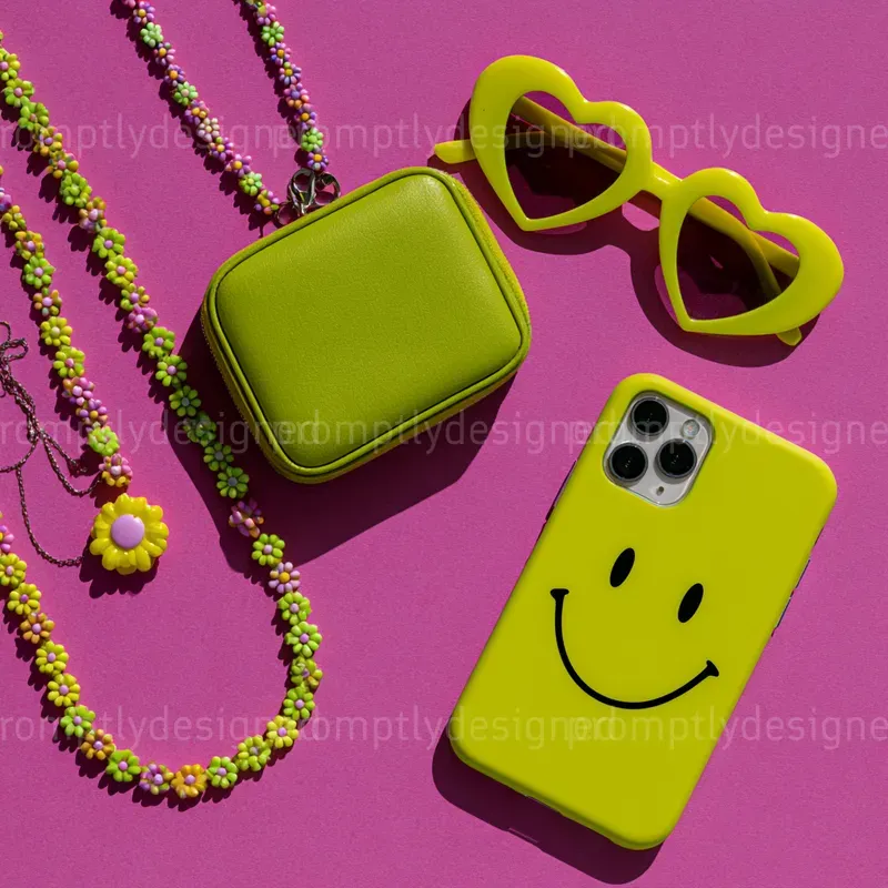 Fun Vibrant Flat Lays