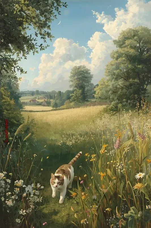 Victorian Summer In England Oil Paintings