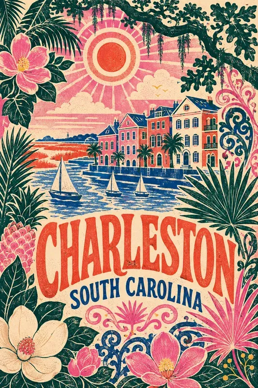 Psychedelic Botanical City Posters