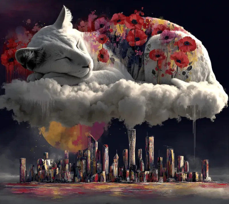 Cloud Weaving Surreal Dreamscapes