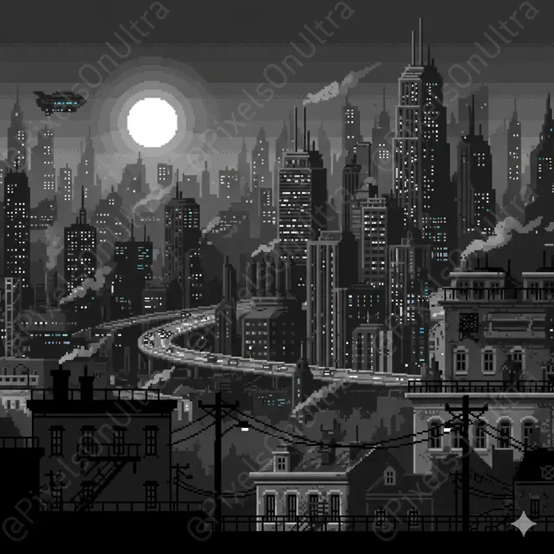 8bit Endless Scroller Bgs