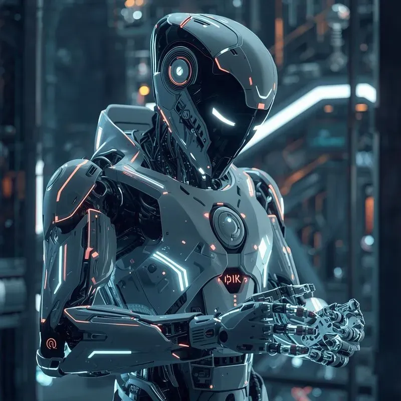 3D Cyberpunk Job Robots