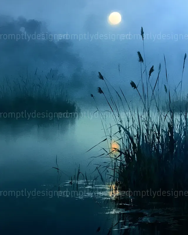 Moody Watercolor Wall Art