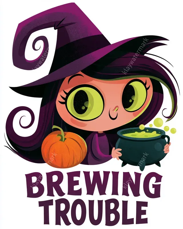 Whimsical Halloween Character Cliparts
