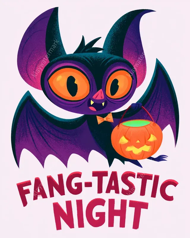 Whimsical Halloween Character Cliparts