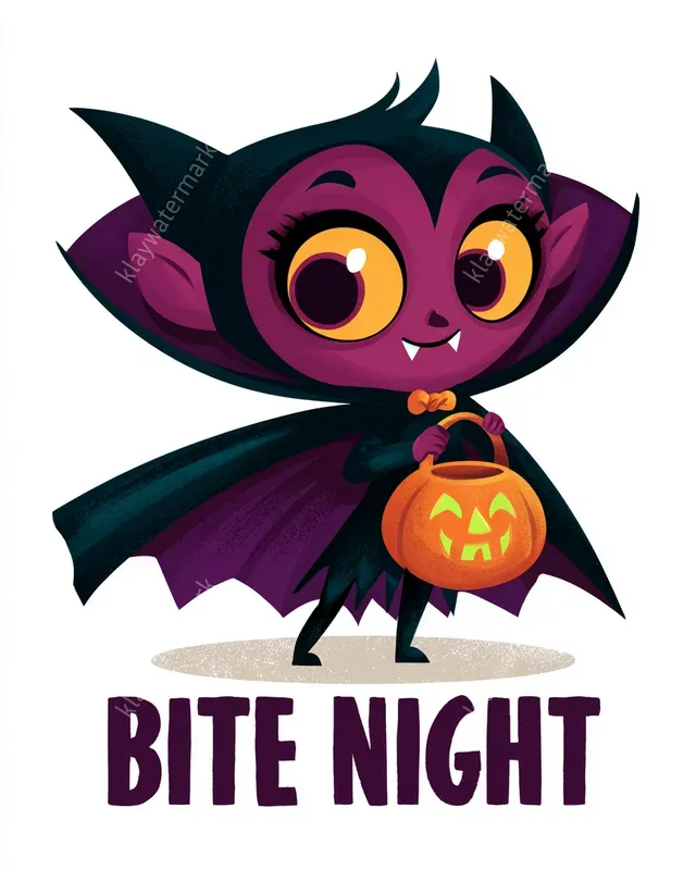 Whimsical Halloween Character Cliparts