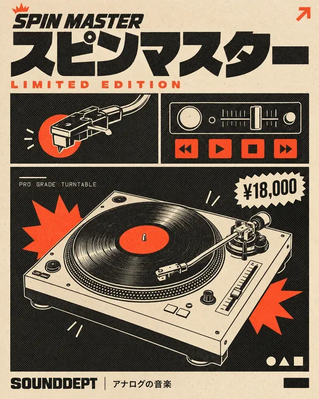 Retro Flat Brand Social Media Posts