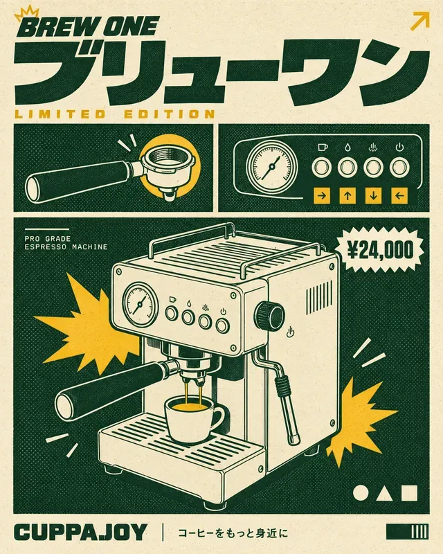 Retro Flat Brand Social Media Posts